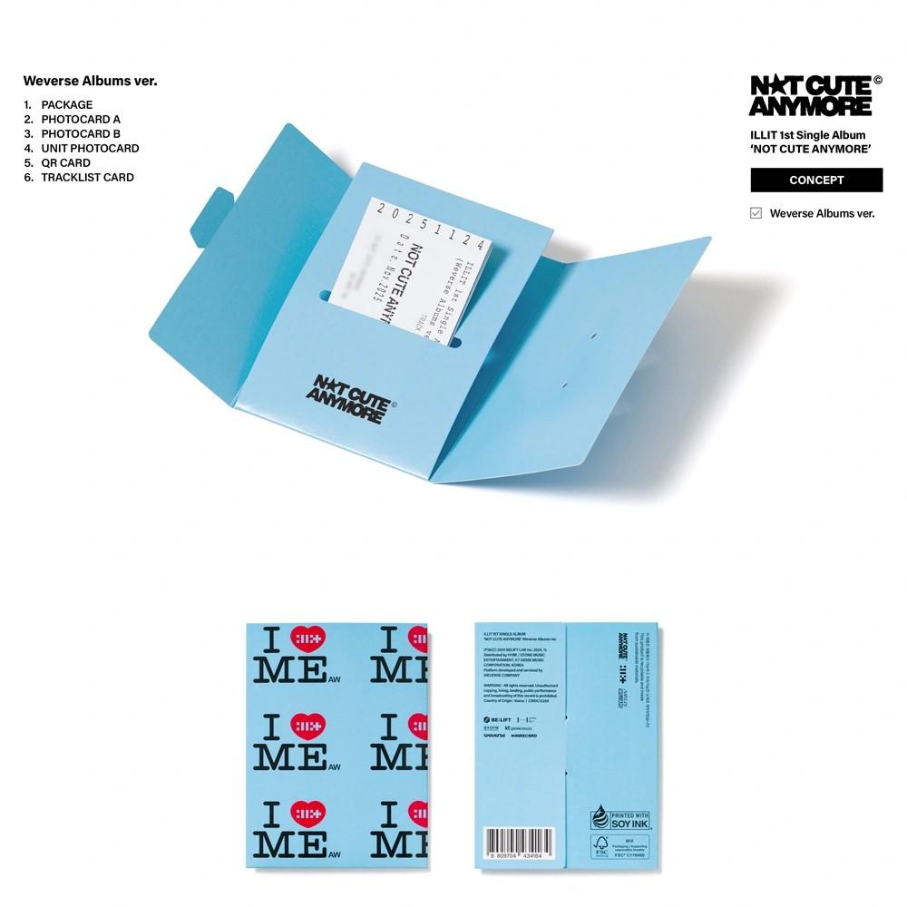 ILLIT [NOT CUTE ANYMORE] 1st Single Album WEVERSE ALBUMS Version