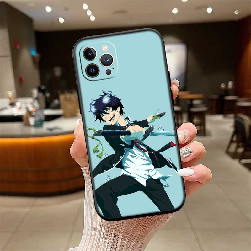 NH11 Blue Exorcist Phone Case for Samsung Galaxy M06 M15 M16 M35 M55 M56 A36 A42 A50 A50S A51 A52 A32 A33 A05 A05S A06 A16 A20