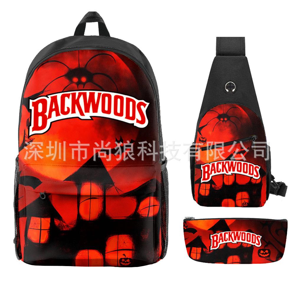 Student School Bag Backwoods Backpack Shoulder Bag School Bag Large Capacity Water-Proof Backpack