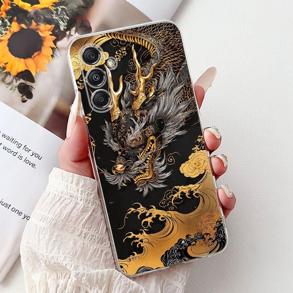 For Samsung Galaxy M34 M54 5G Case Luxury Painted Soft Slim Silicone TPU Back Cover on Samsung M14 SM-M145F M 14 GalaxyM14 Funda