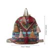 1PC Lightweight Women's Backpack Ethnic Style Tassel Crossbody Bag Going Out Fashion Versatile Small Backpack