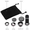 3 In 1 Universal 0.65X Wide Clip On Angle Fisheye Macro Lens