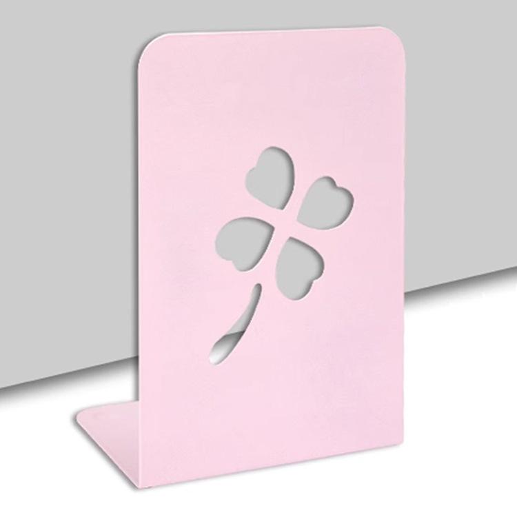 L-Shaped Bookstand Divider Clip & Bookend Desktop Organizer