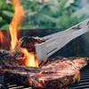 Küchenzange aus Edelstahl für Grill und Plancha