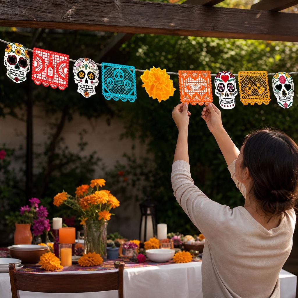 Party Decorations Bunting Mexican Themed Festival Supplies