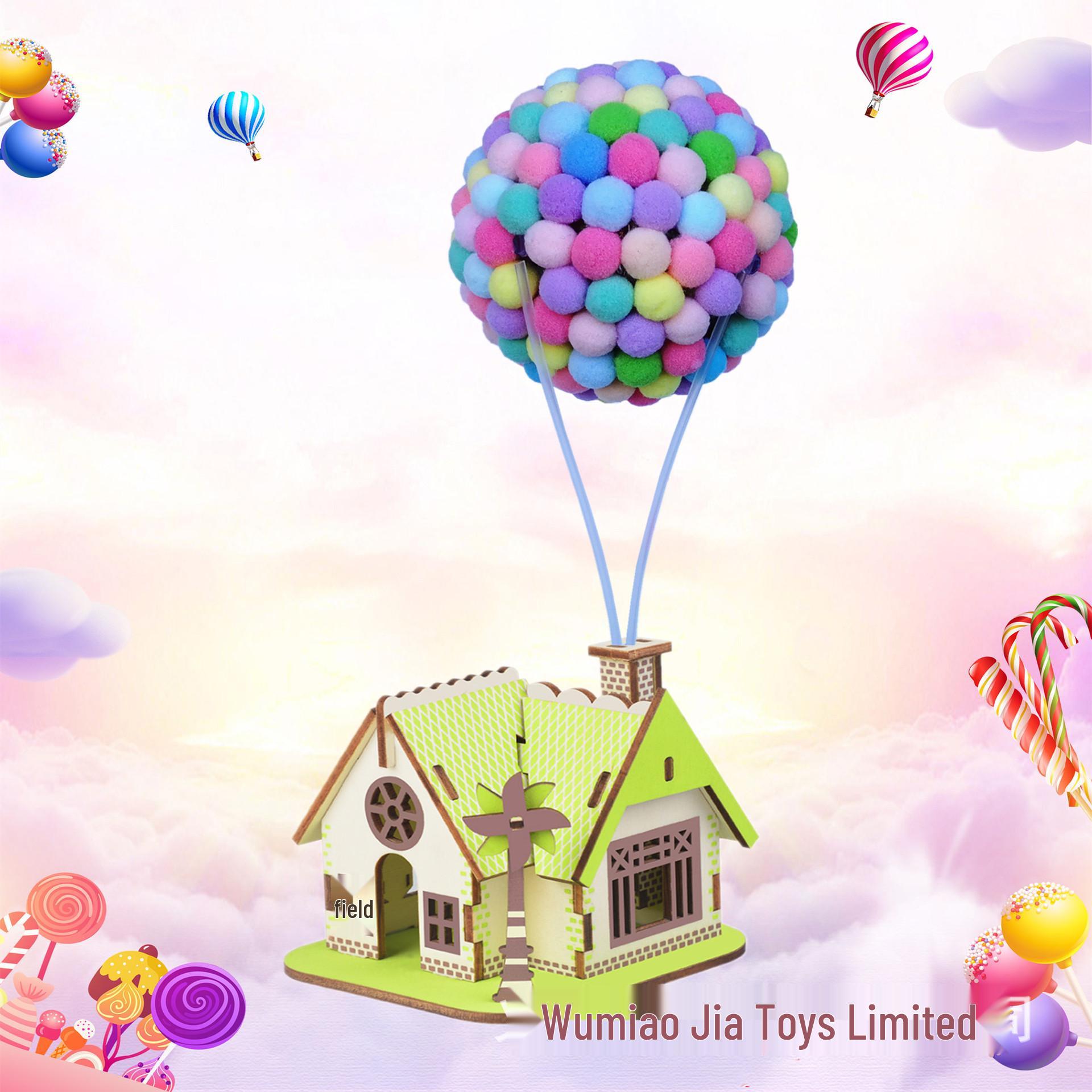 

Miao Jia Сделай сам Светящийся Воздушный Шар 3D Пазл для Детей