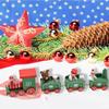 Christmas Decorations Christmas Wood Small Train Children Kindergarten Festive