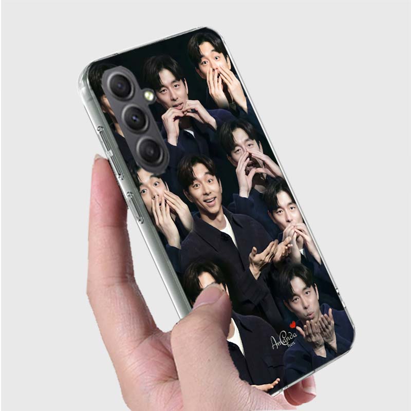Gong Yoo Phone Case for Samsung A16 A26 A36 A56 A17 A37 A57 A07 A06 A02S A03 A04S A05S Galaxy Note 20 10 A50S A71 A51 A31 A30 A2