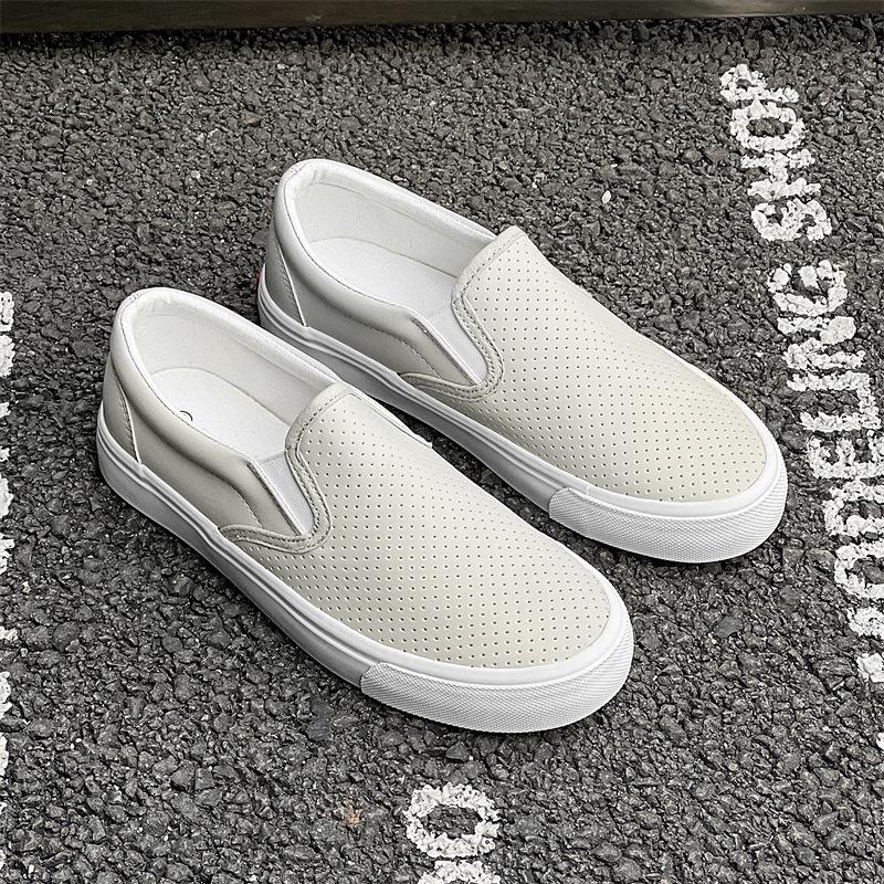 2025 Spring Mesh Breathable White Flat Shoes Women's Non Slip Sports Casual Shoes Lace-up Comfortable Slip On Vulcanized Shoes