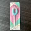 Galaxy Gradient Birthday Candle Ornament - Pink, Blue, Purple Cake Decoration
