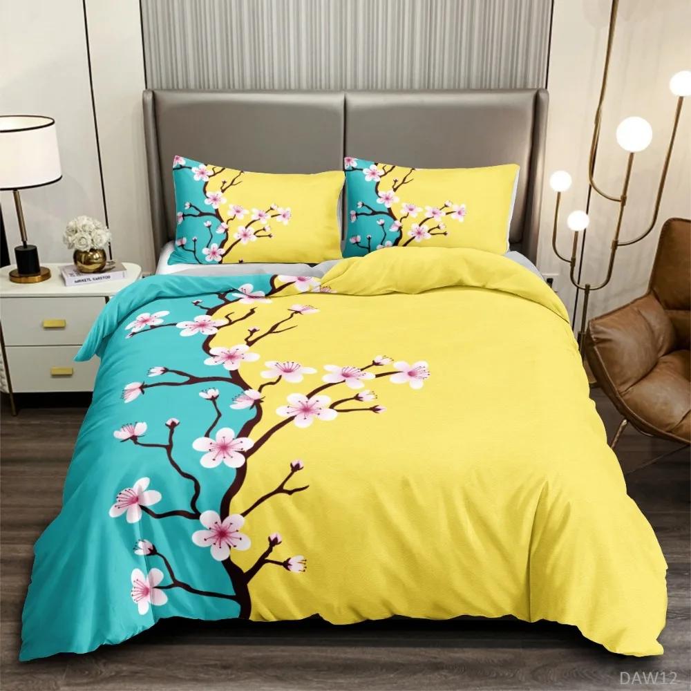 Comforter Rose And Skulls Bedding Set For Kids All Season Twin Full Queen King Size Bed Set Bedroom s Red