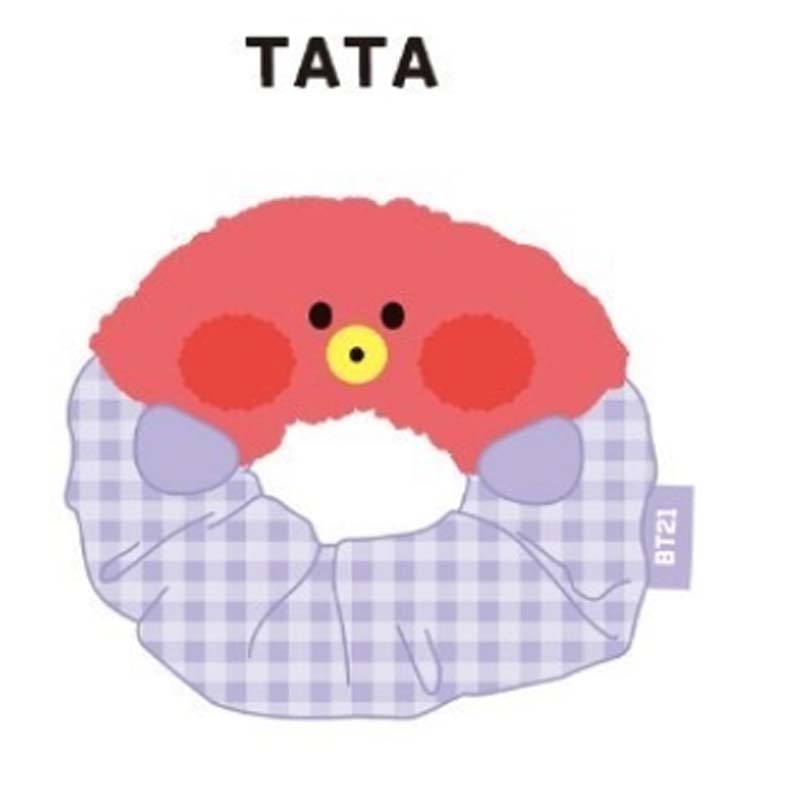 BTS BT21Oficiální Minini Gumička do vlasů Páska Vázanka Kpop Čelenka