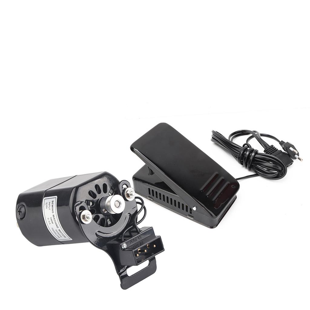 100W Sewing Machine Motor & Foot Pedal Kit Set Domestic Sewing Machine Parts Reverse
