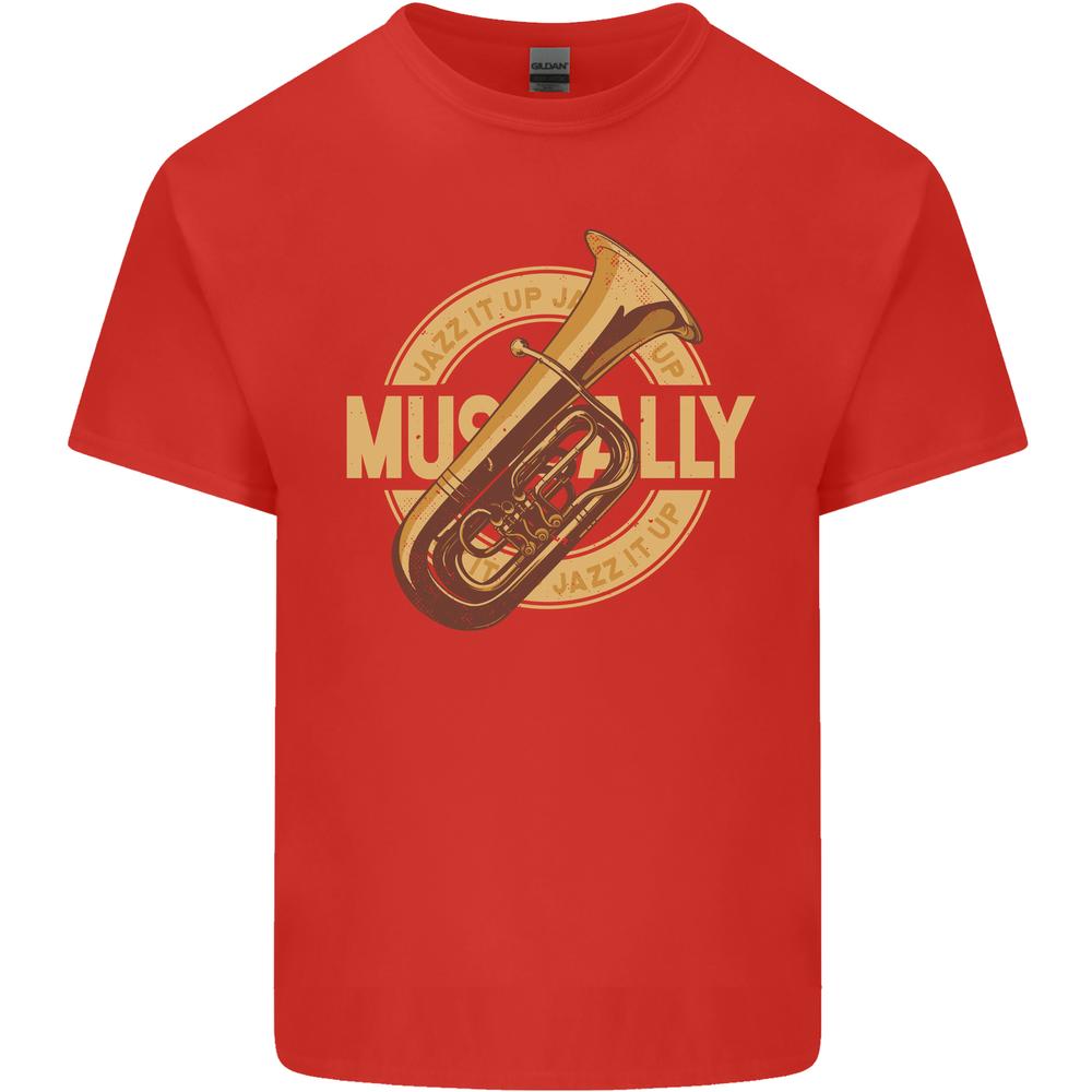 Tuba Brass Musical InstruUnisext Jazz Unisexs Cotton TShirt Tee Top S