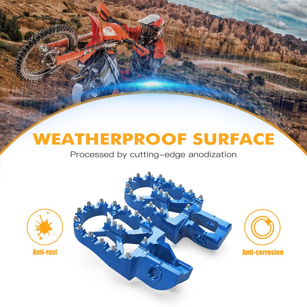 For Husqvarna TE 300 2017-2023 TE 250 FE 125 FE 250 FE 350 FE 450 FE 501 57mm Foot Pegs Footrest TX 300 TC 125 FX FC 2017-2022