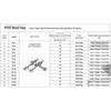 304 Stainless Steel Hex Bolt for Flange Valves (Sold with Matching Valves Only)