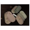 M-Modern-7 Piece Oval Storage Tray Cement Silicone Mold Pallet Mold Milky White Resin Concrete Plaster Mould