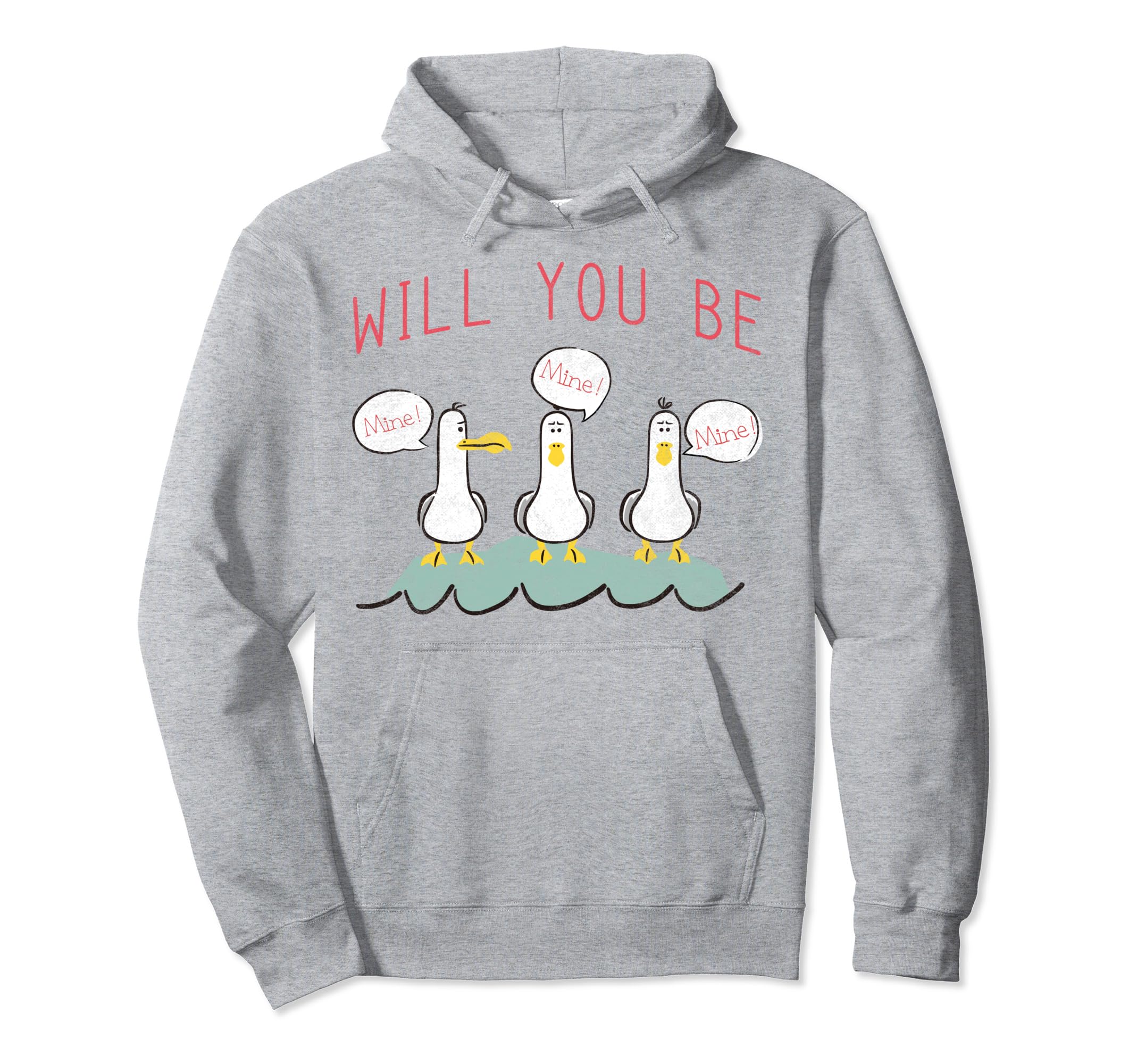 

Disney Pixar Finding Nemo Valentine s Day Seagull Be Mine Hoodie