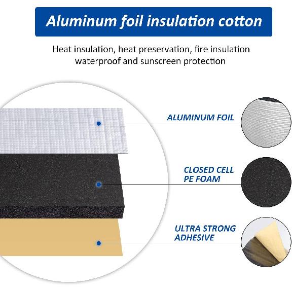 Car Heat Sound Deadening Insulation Mat, Sound Deadener & Heat Insulation Pad for Auto Hood Engine Roof Door and Trunk - 197mil 21.6sqft - 40 Inch x