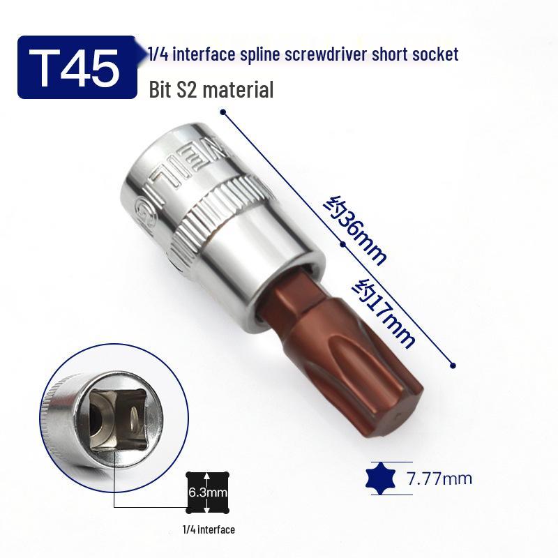 Small Hex & Star Allen Bit Ratchet Wrench Set