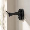 Iron Skull Display Support for Wall Mounting, Forked Bracket Arm with Screw-Fixed Plate for Indoor Display Arrangement