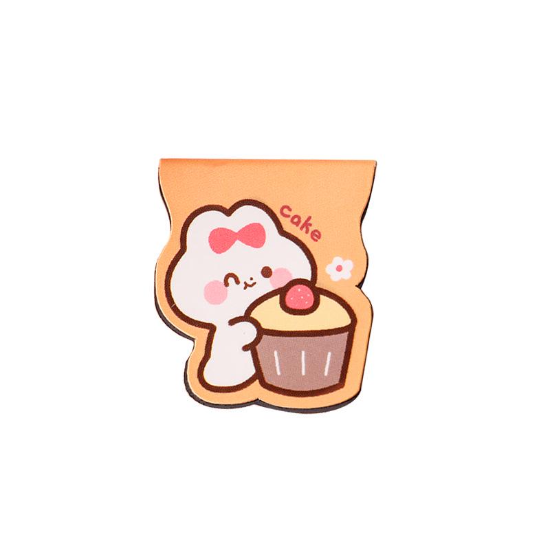 Roztomilá kreslená magnetická záložka - Ideální pro studenty, milovníky papírnictví a jako malý dárek k promoci