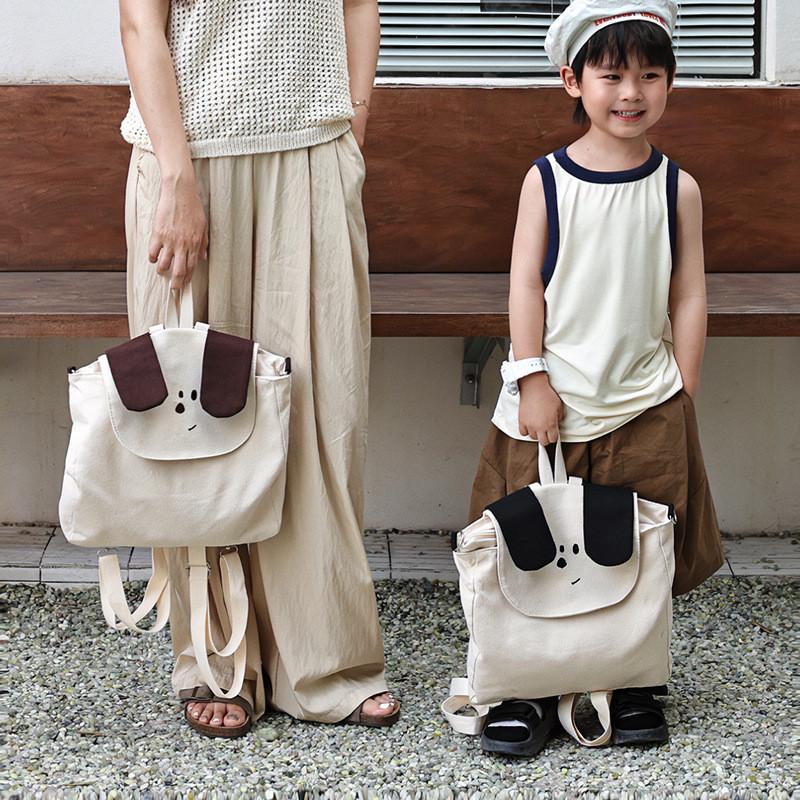 Cute Oxford Fabric Dog Pattern Shoulder Bag For School Stylish And Fun For Children