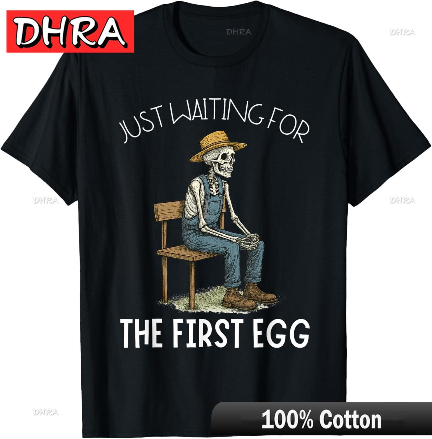 Backyard Chicken Still Waiting for The Egg Poultry Farmer TShirt Cool Aesthetic Graphic Shirts Cool Edgy Bold Clothing Tees S