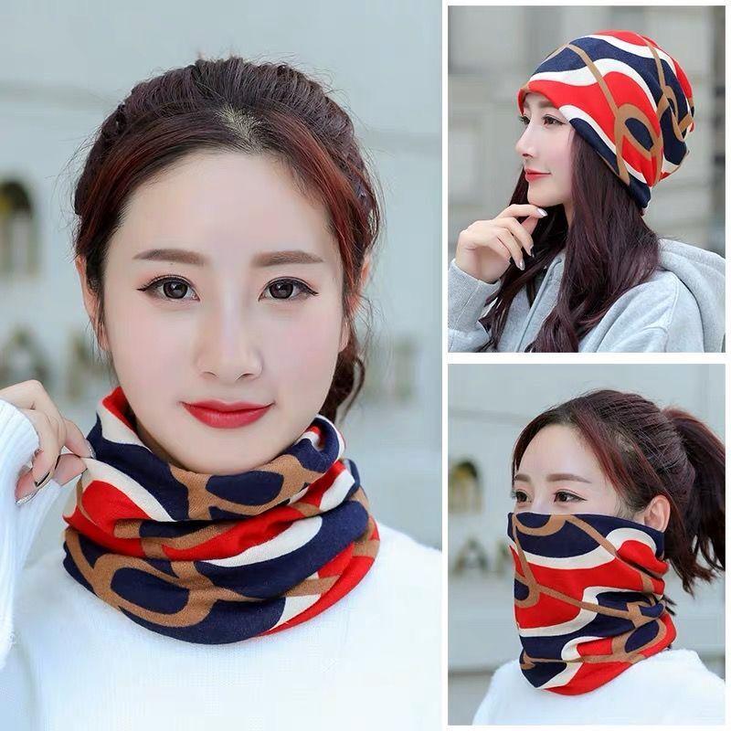 

Женский многофункциональный снуд большого размера: Зимний бафф для шеи и многофункциональный шарф-повязка на голову 55-63 cm