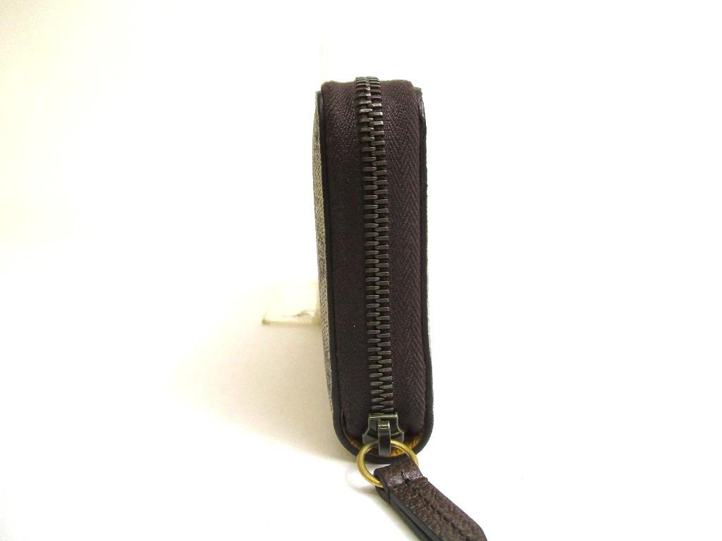 Authentic GUCCI Neo Vintage GG Supreme Canvas Yellow Leather Round Zip Long Wallet #a593  Refurbished