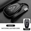 3/4/5 Buttons Genuine Leather Auto Smart Key Fob Cover Case Fit For Changan Unit Unik Cs35Plus Cs55 Plus Cs75 Plus Oshan X7 X5 Protector Bag