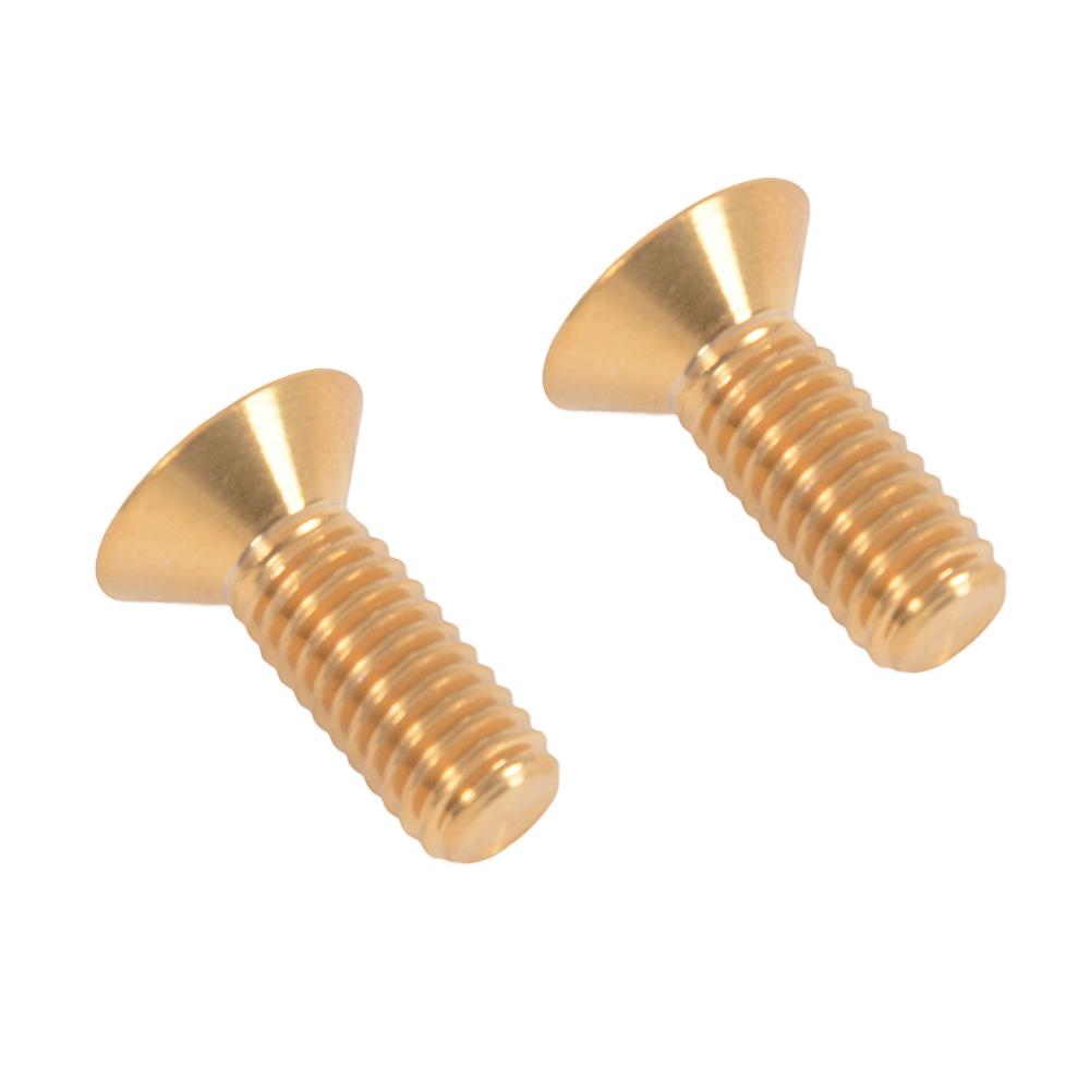 

Винт крышки батарейного отсека мотоцикла, 2 шт. M6x16 мм, титан для Ducati Panigale V4 V4S, аксессуары золотой