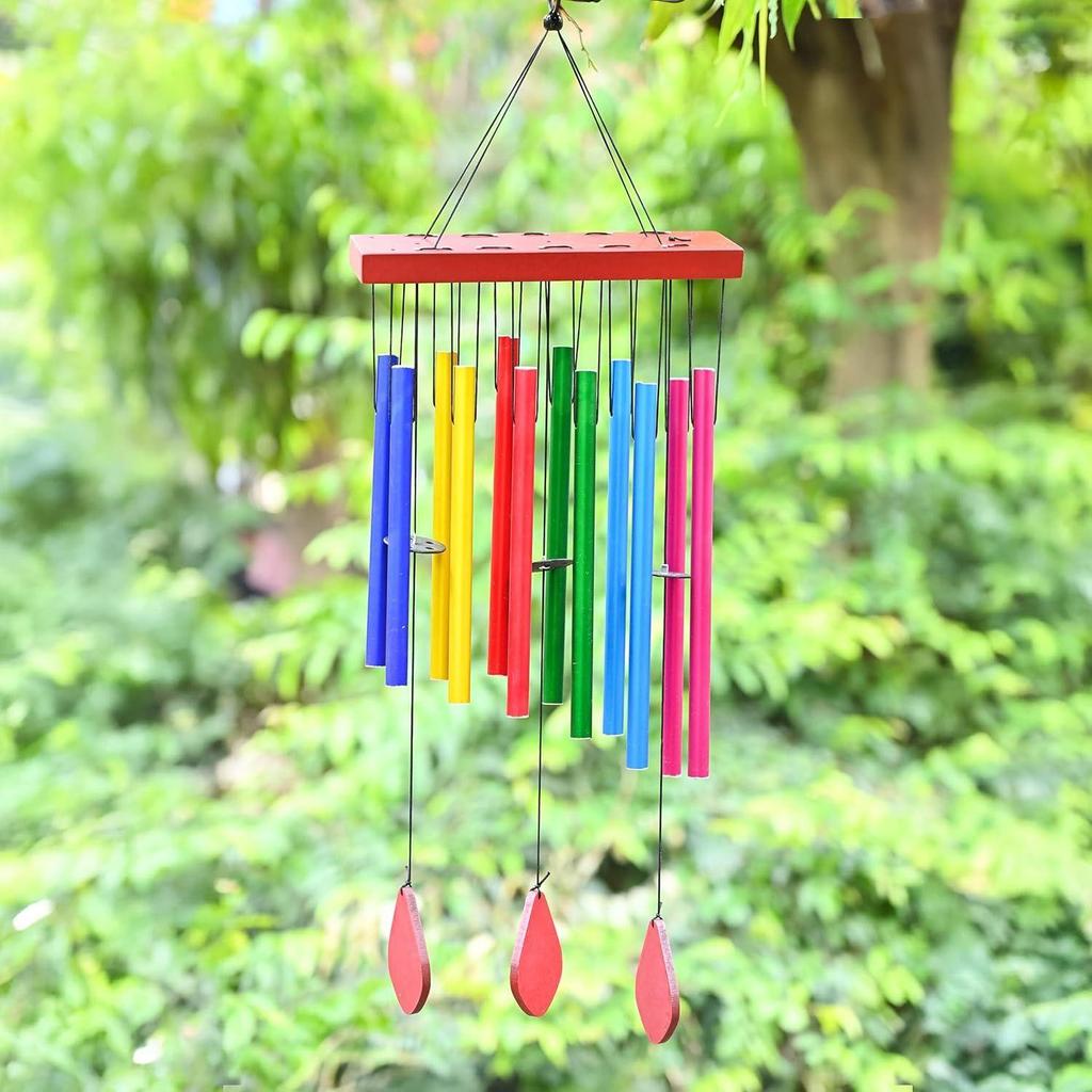 Harmony Multi-Color Wind Chimes for Bedroom & Living Room – Soothing Home Décor, Housewarming, Balcony & Garden Hanging Decoration