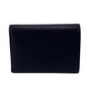 LOEWE Anagram linen leather Tri-fold wallet black leather unisex Used