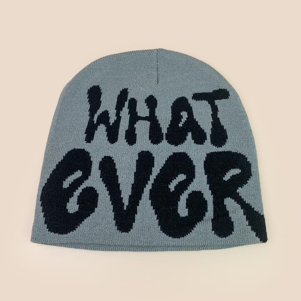 Popular Letter Jacquard Knitted Hat For Men And Women, Warm Personality Contrasting Colors, Hip-Hop Cold Hat, Pullover Hat