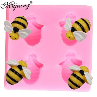 3D Bin Silikonformar Djur Cupcake Cookie Fondant Form Gör själv-tårta Dekorationsverktyg Polymer Lera Godis Choklad Gumpaste Form