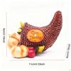 Ornament Harvest Festival Resin Pumpkin Decor Decoration Figurine for Ceremory Desktop Living