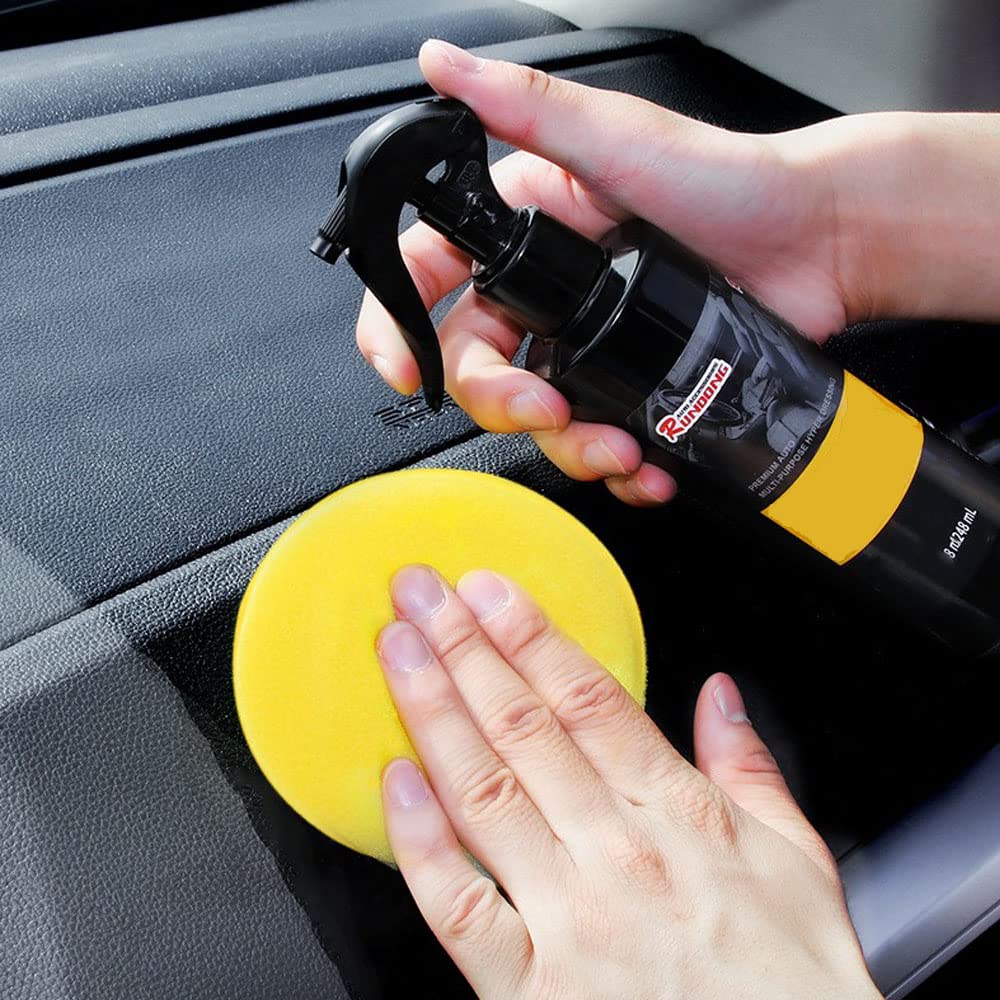 Samcos Car Wash Sponges, Pack of 12, 3.9 Inches (10 Cm) Diameter, Round