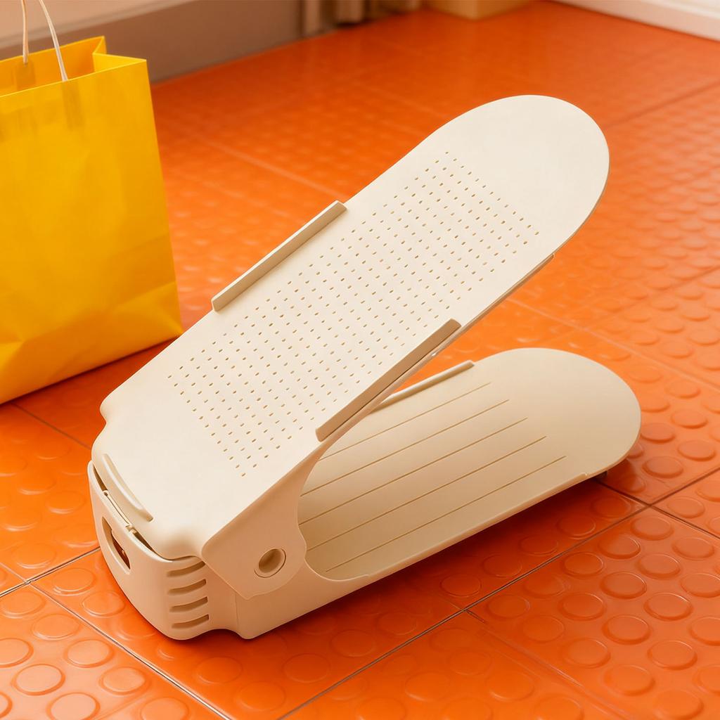 Shoe Rack Innovative Double Layer Storage Shoe Holder Space Saving Shoes Bracket for Home Dormitory