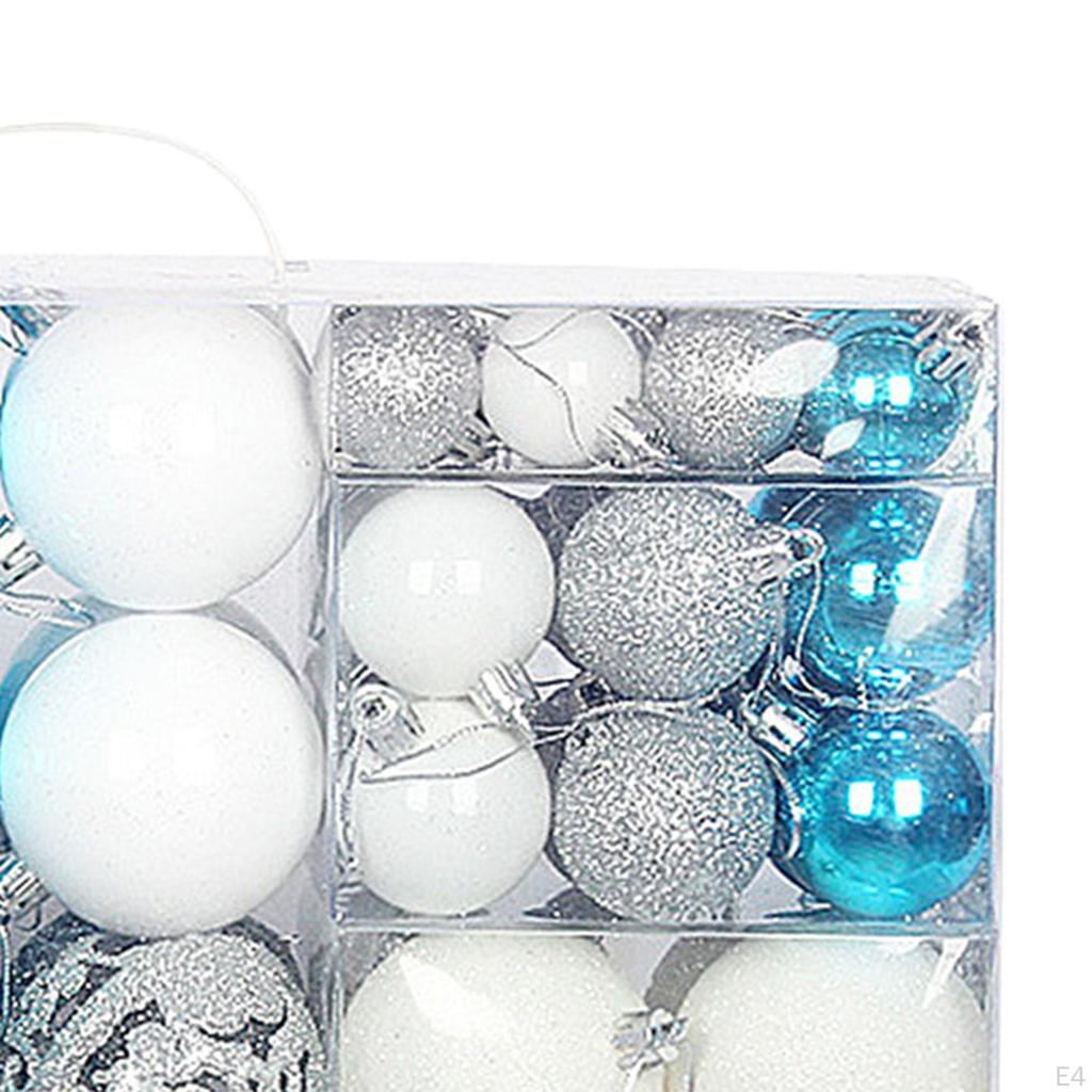 100 Pcs Set Colorful Ornament Christmas Tree Ornaments for Year