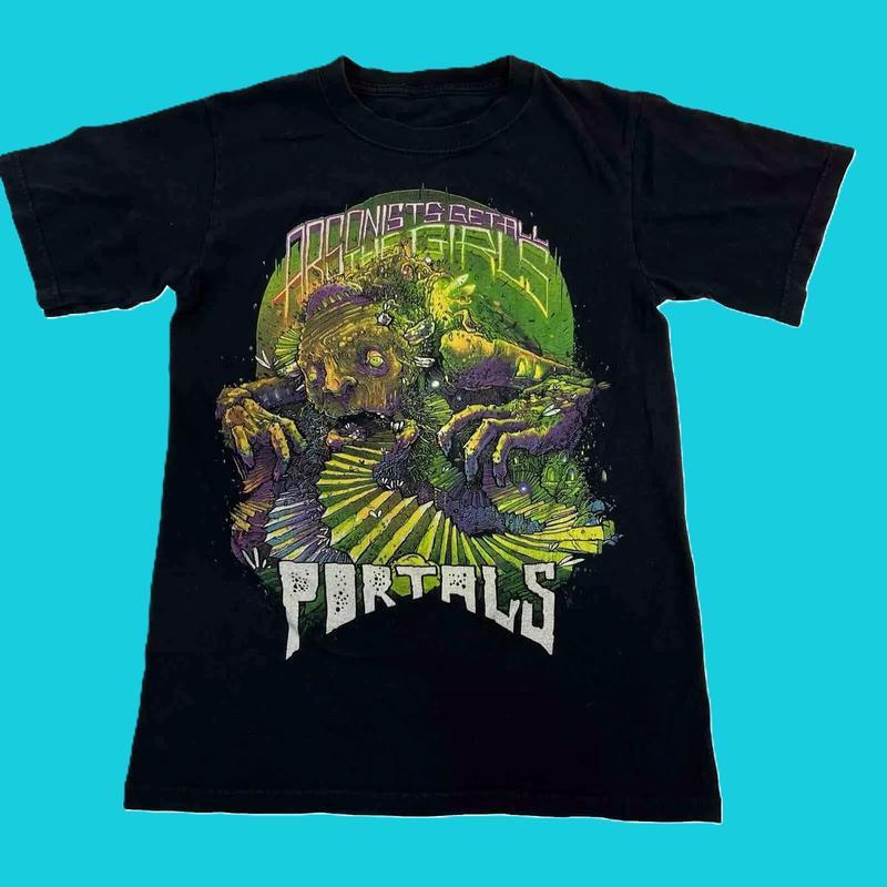 

Arsonist Get All The Girls Portals GraphicFull Size heavy Cotton Shirt BL1116 XL