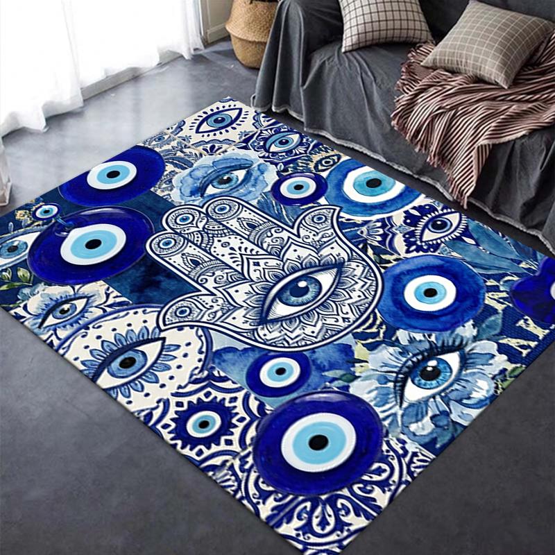 2025 New Hand of Fatima Carpet Rug for Living Room Bedroom Home Sofa Decoration,Kids play Non-slip Floor Mat97