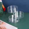 1pcs Multi Layer Rotating Transparent Round Jewelry Box for Earrings Necklace Bracelet Rack Display Shelf Jewelry Storage Box