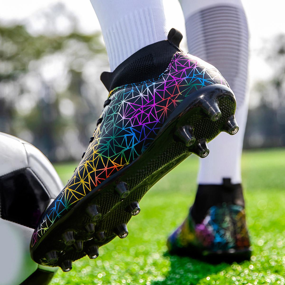 Мужские футбольные бутсы подростковые дышащие футбольные бутсы профессиональная игровая — фото 15