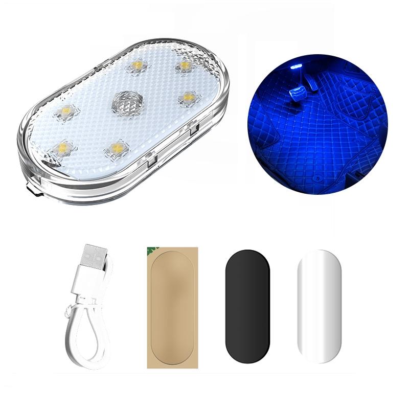 

Беспроводной магнитный сенсорный светодиодный внутренний свет для автомобиля 7 цветов магнитная лампа для чтения мини USB зарядка автомобильная подсветка для ног