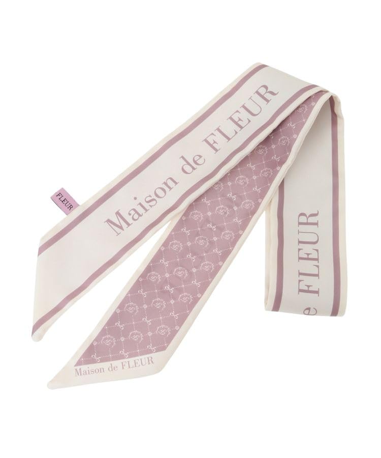

de Apparel Monogram Scarf for Pink [Maison Fleur] Women, розовый