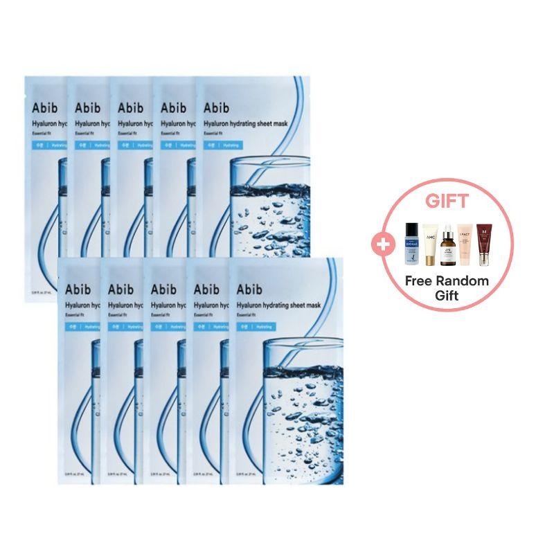 Abib Hyaluron Sheet Mask Essential Fit 10 Sheets