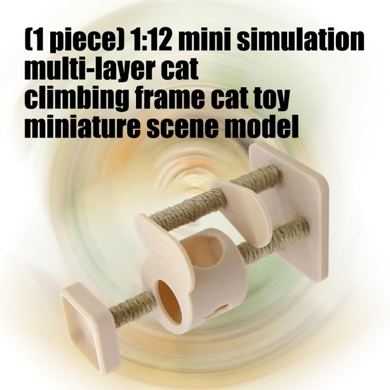 Dollhouses Model Realistic Dollhouses Cats Scratch Post Realistic Play Realistic 1:12 Model Small Size Toy