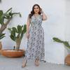 Aesthetic Vintage Loose Plus Size Sling Dress Women Fashion Casual Slim Polka Dot V Neck Dresses Female Design Sleeveless Off Shoulder Clothing Lady