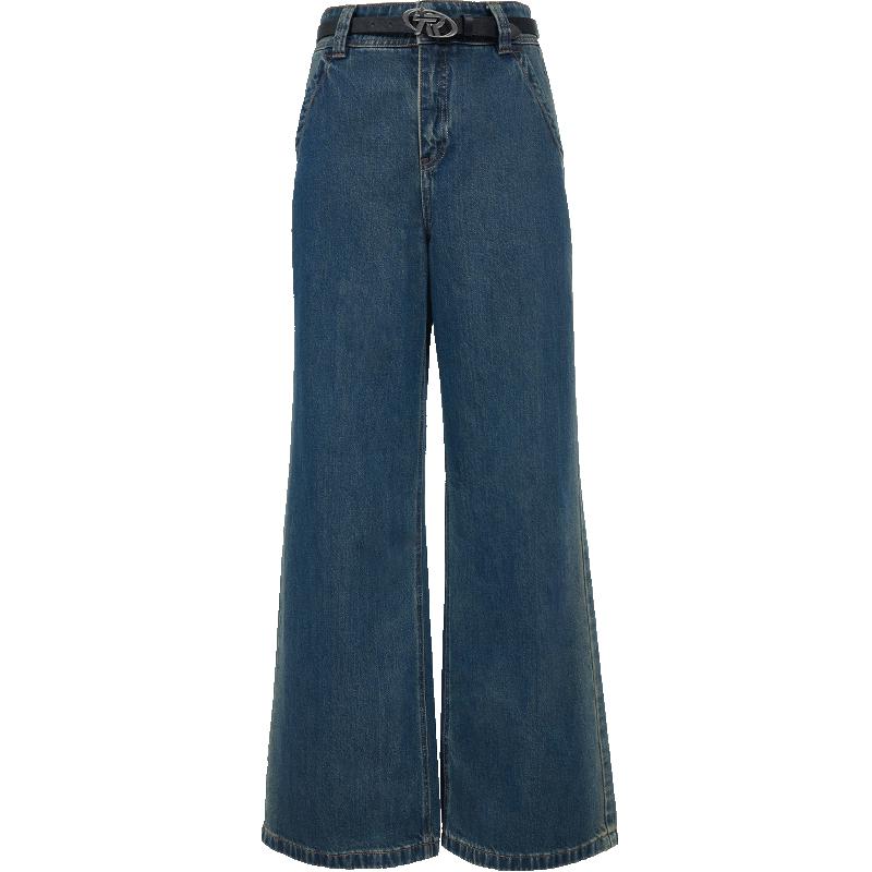 

ONLY Women s Washed High-Waist Straight-Leg Jeans L